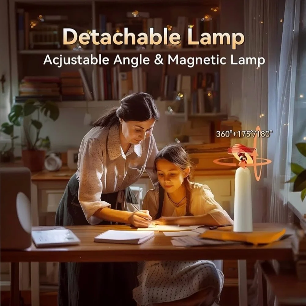 Floor Lamp for Living Room 360° Magnetic Bright Lights Cordless Standing